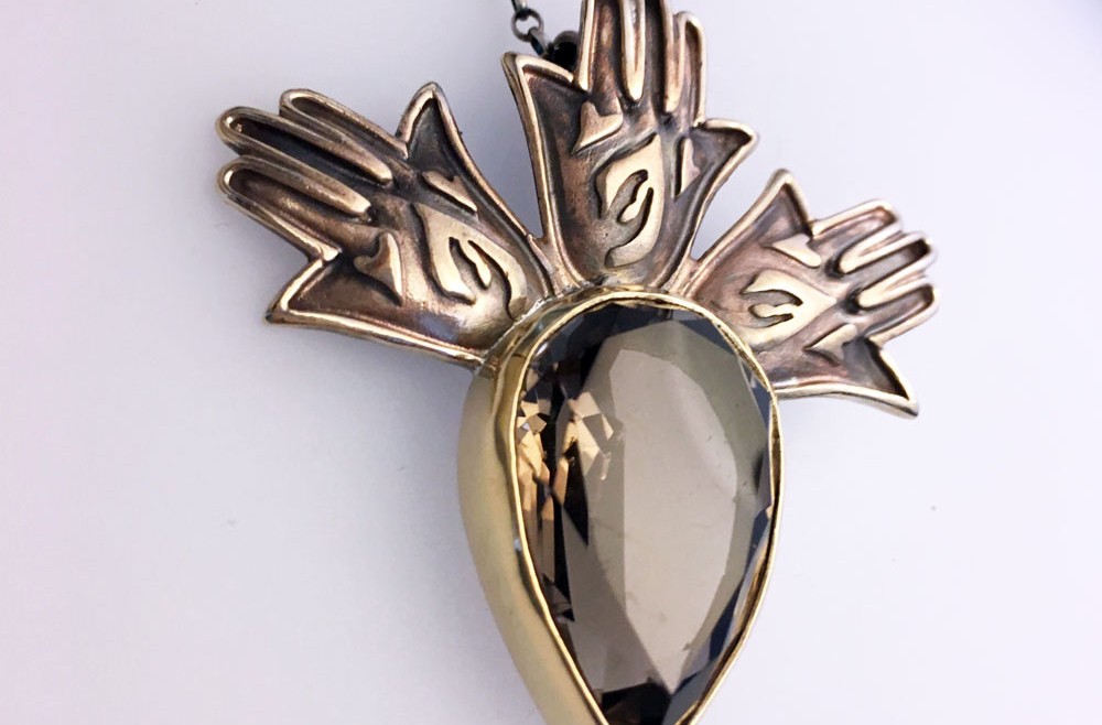 Art therapy for you and me:  New one-of-a-kind pendants