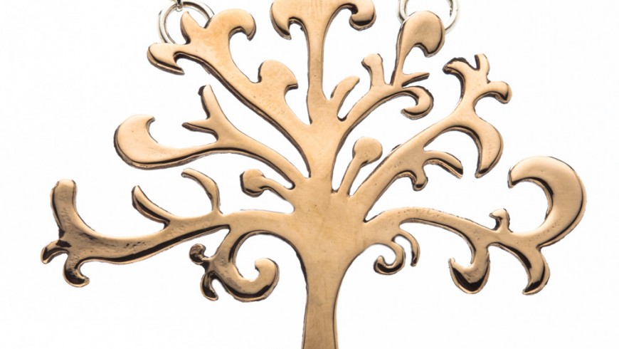 Shin-Tree of Life Bronze Large Pendant